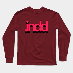 Indesign Extension .indd Long Sleeve T-Shirt